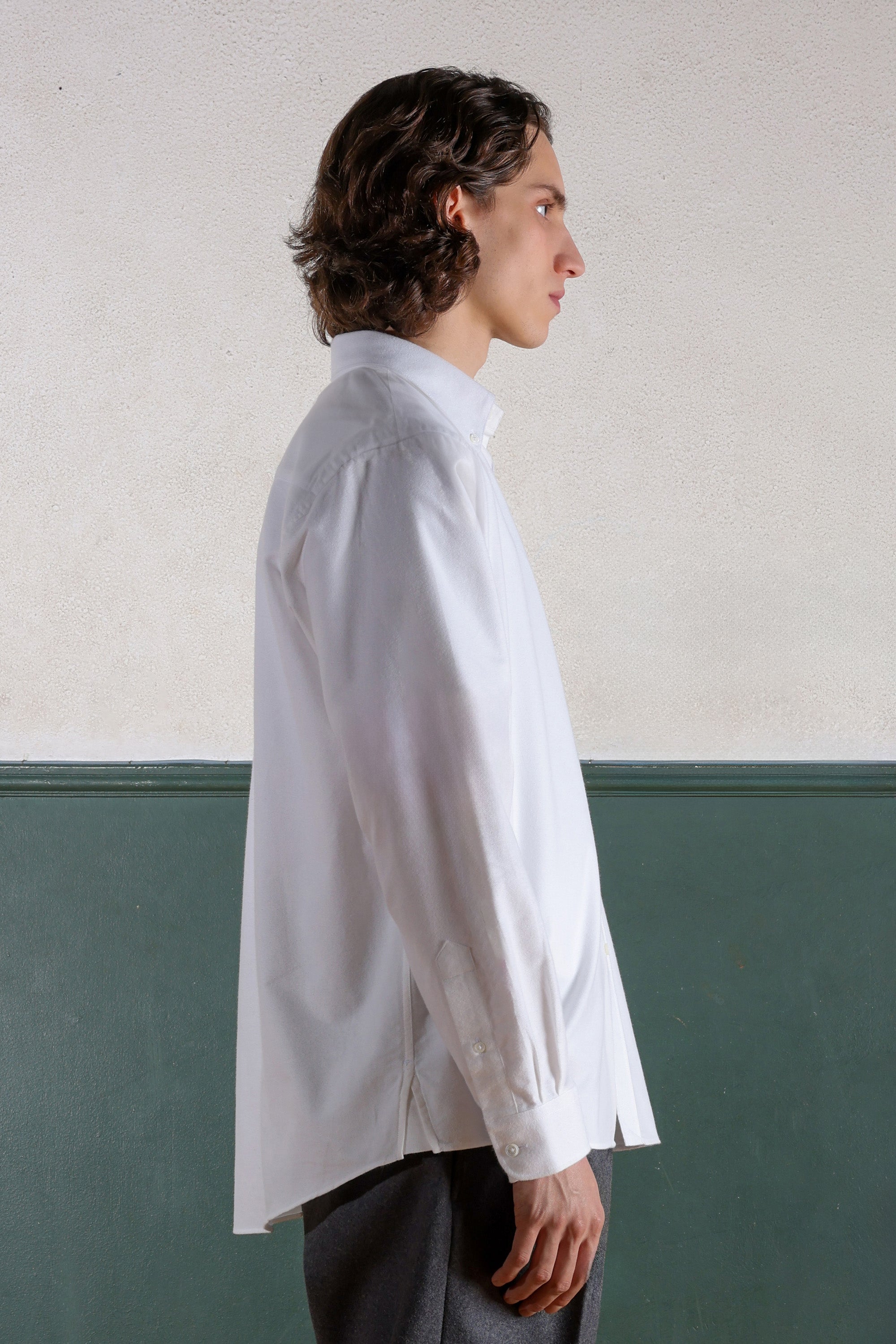 Chemise Button-Down - Oxford brossé - Off White