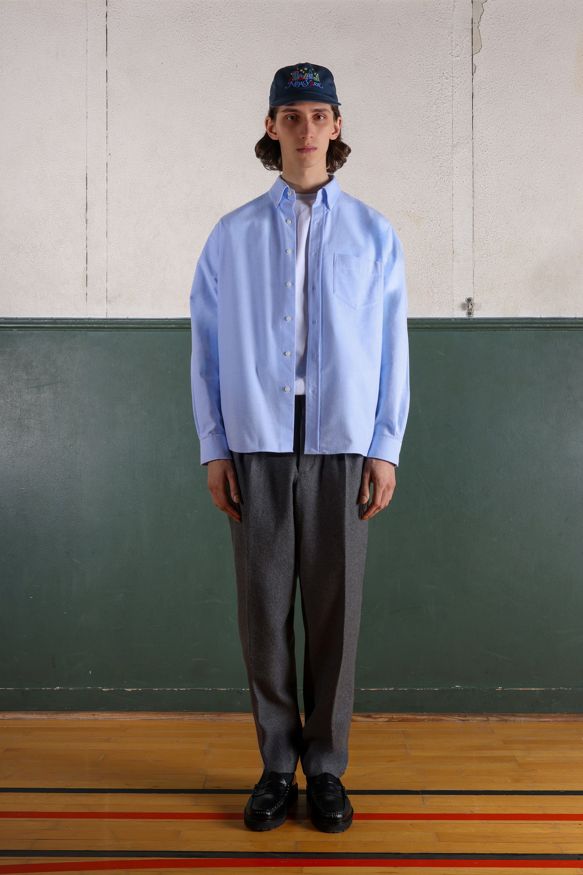 Button-Down Shirt - Brushed Oxford - Sky Blue