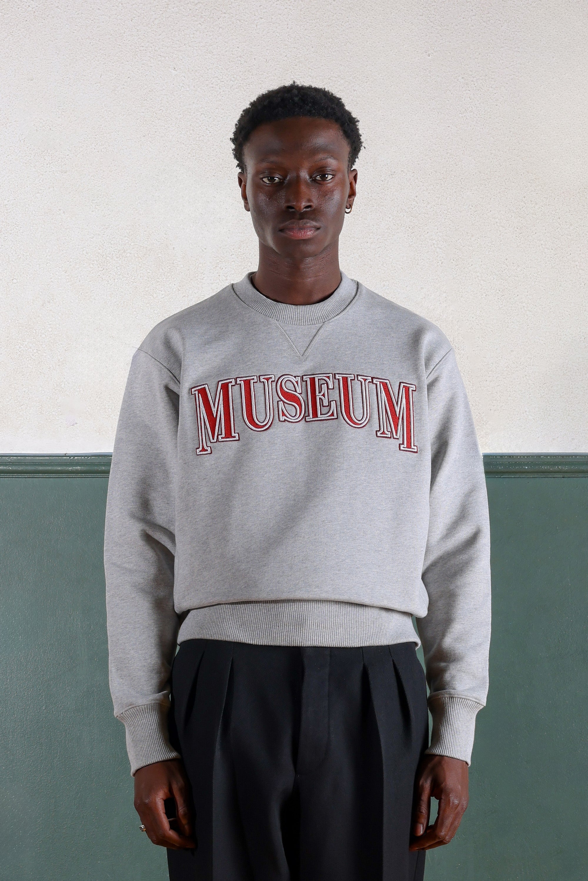 Heavyweight University Sweatshirt - Gris chiné