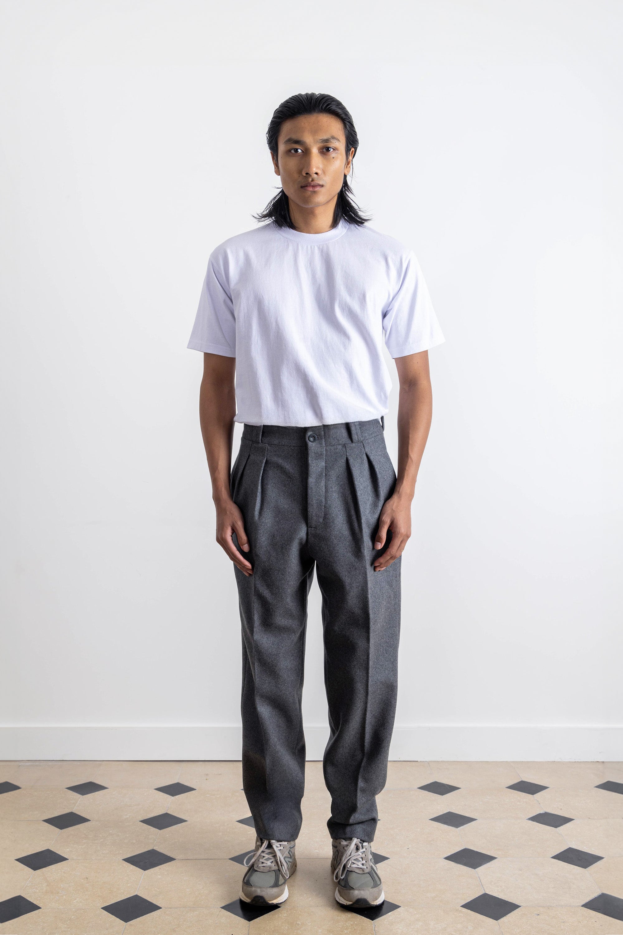 French Military Pants - Wool - Gray