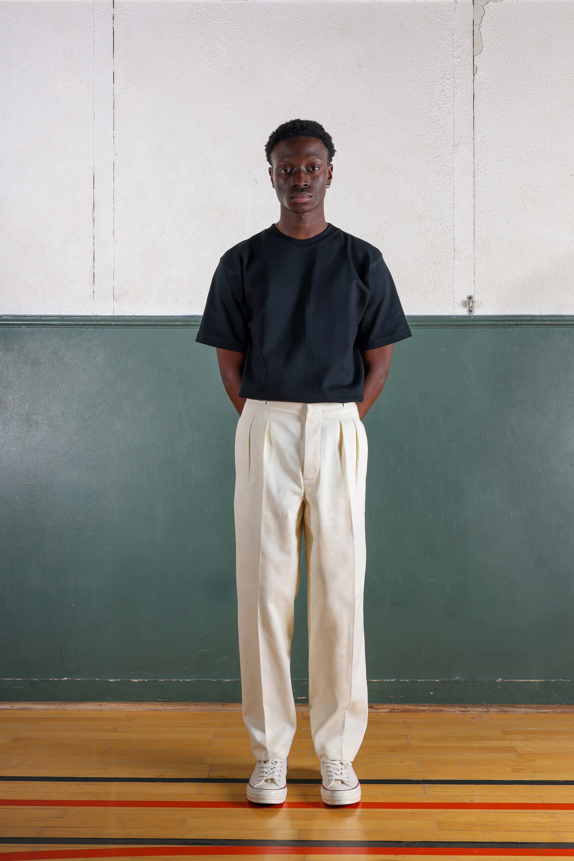 French Military Pants - Cotton - Ecru