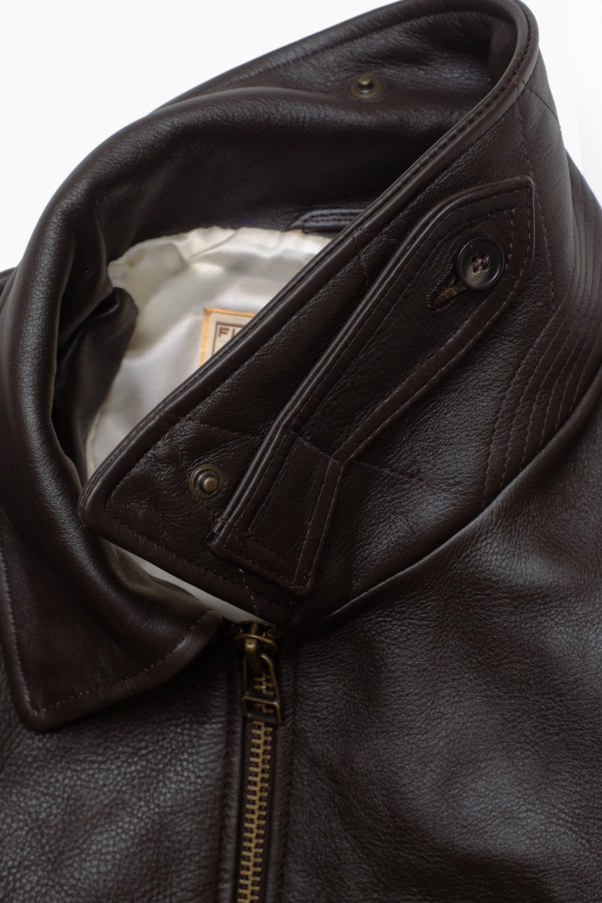 Flight Jacket - Leather - Brown