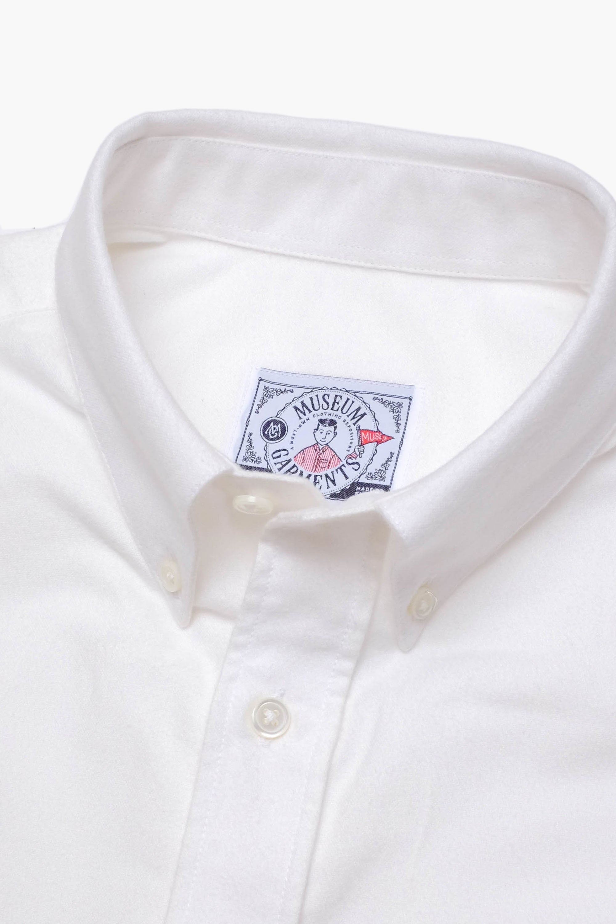 Chemise Button-Down - Oxford brossé - Off White