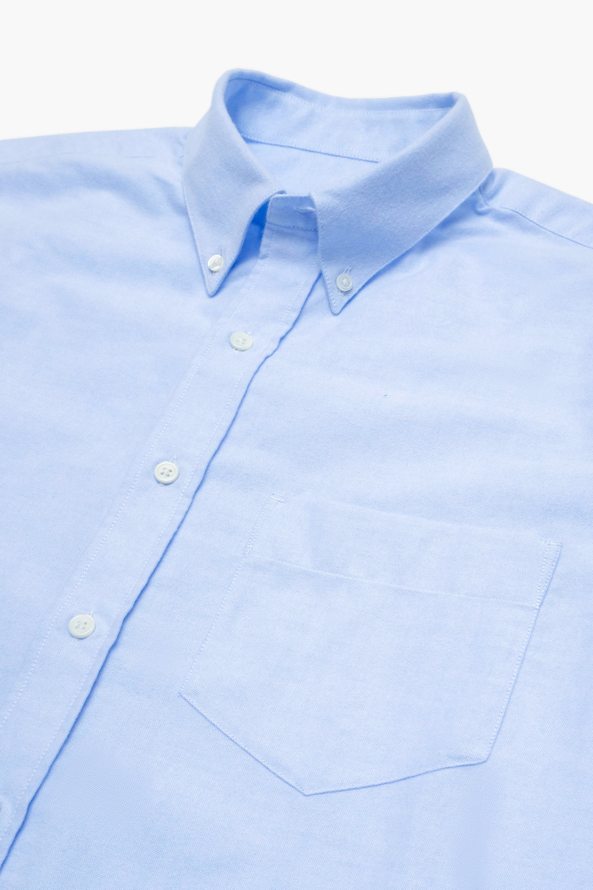 Chemise Button-Down - Oxford brossé - Bleu Ciel