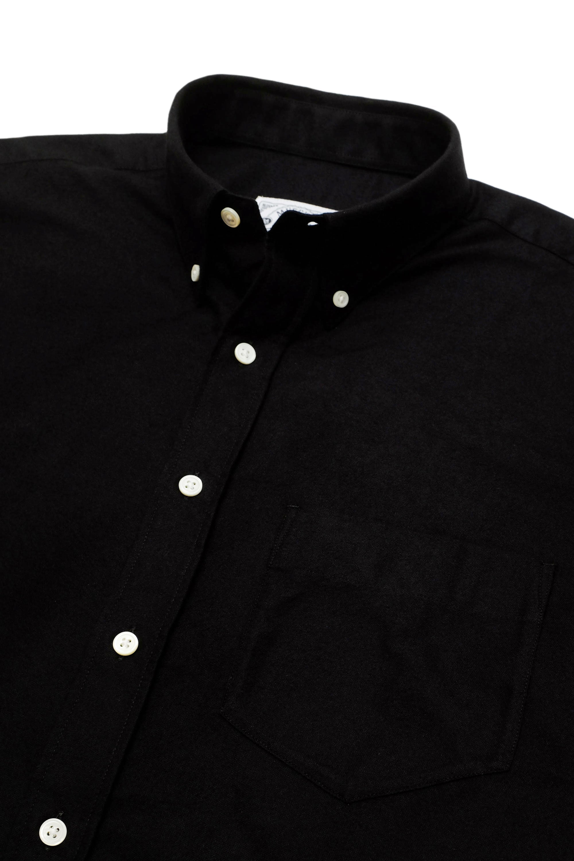 Button-Down Shirt - Brushed Oxford - Black