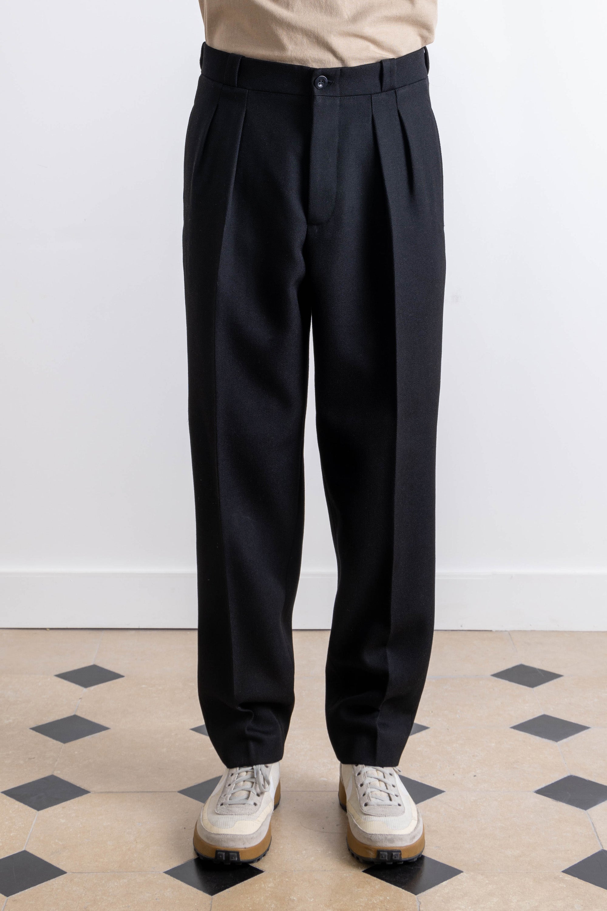 French Military Pants - Wool - Black