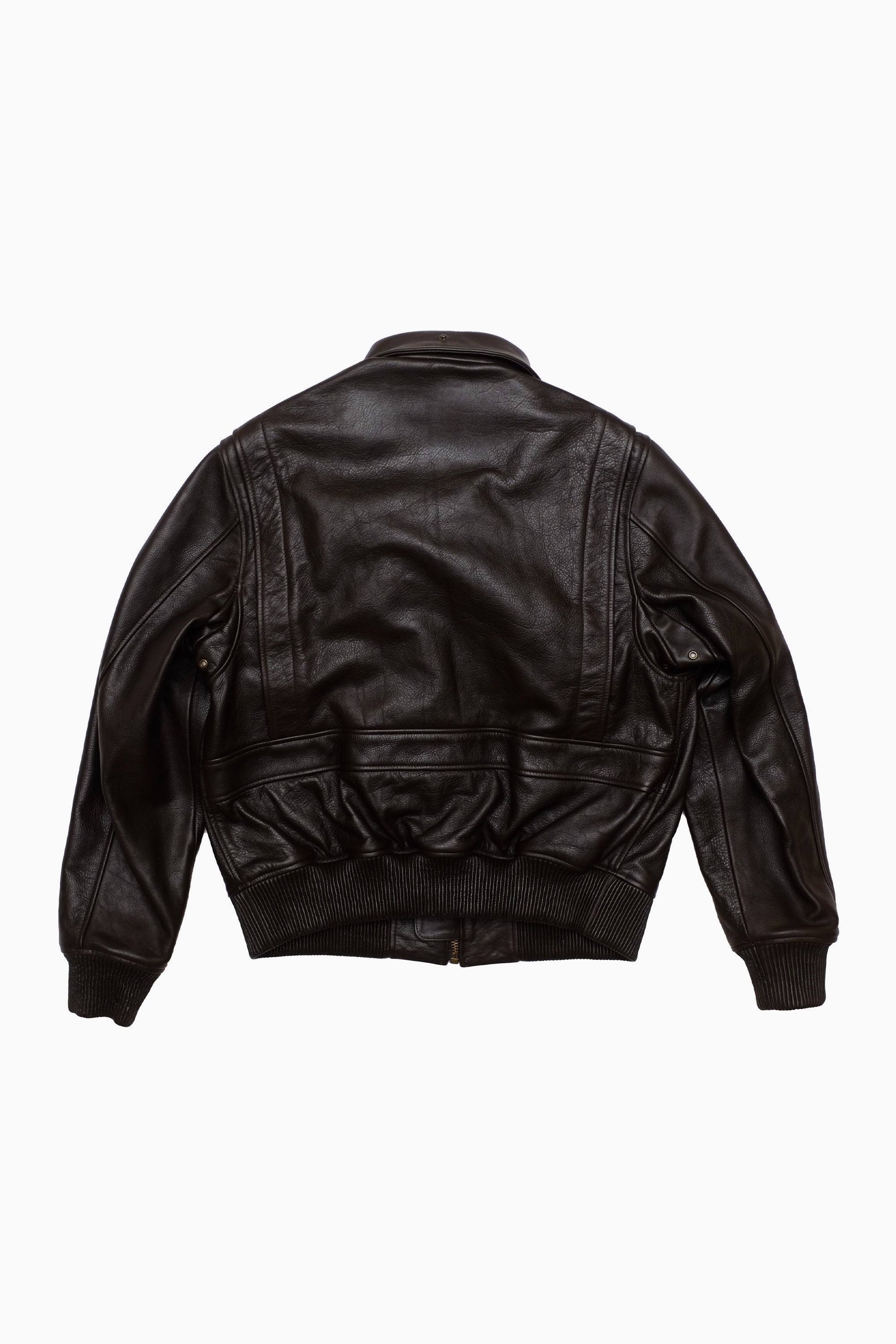 Flight Jacket - Leather - Brown