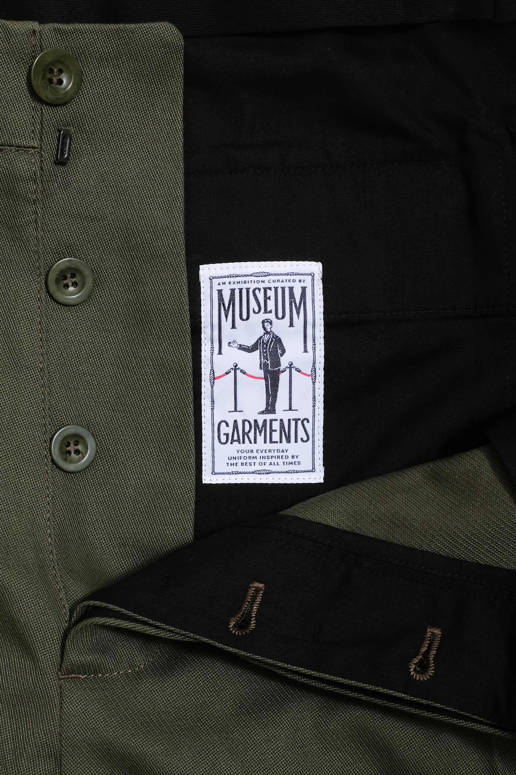 French Military Pants - Olive - Cotton